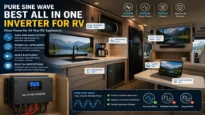 pure sine wave best all in one inverter for rv powering appliances inside motorhome