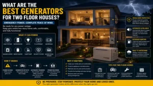 what are the best generators for two floor houses emergency generator keeping a modern two-story home powered during outages
