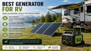 Best generator for rv connected to solar panels for extended outdoor adventures