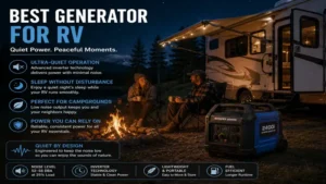 Best generator for rv designed for quiet operation at a peaceful campground