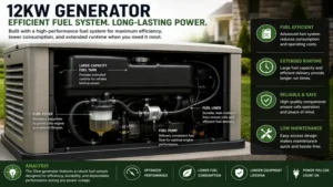 12kw generator fuel system designed for efficient long-term performance