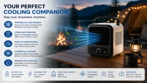 Best portable battery air conditioner for quiet, portable, and energy-efficient cooling