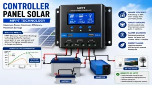 controller panel solar using MPPT technology for efficient energy conversion