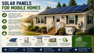 solar panels for mobile homes supporting sustainable and independent energy use
